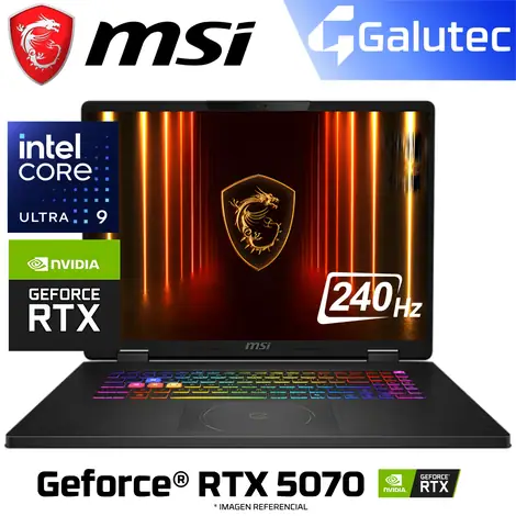 MSI CROSSHAIR 18 HX AI GAMING INTEL CORE ULTRA 9 275HX RTX 5070