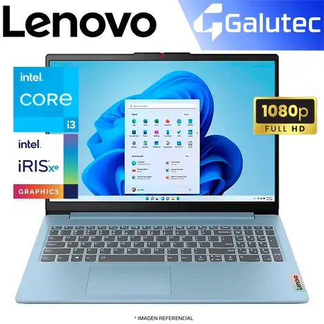 LENOVO IDEAPAD SLIM 3 15IAN8 Intel core I3-N305 BLUE