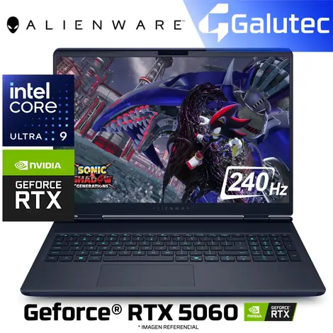 DELL ALIENWARE AURORA 16 LAC1625 GAMING Core™ 9 275HX RTX 5060