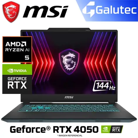 MSI THIN A15 B7VE-466 GAMING RYZEN 5 7535HS RTX 4050